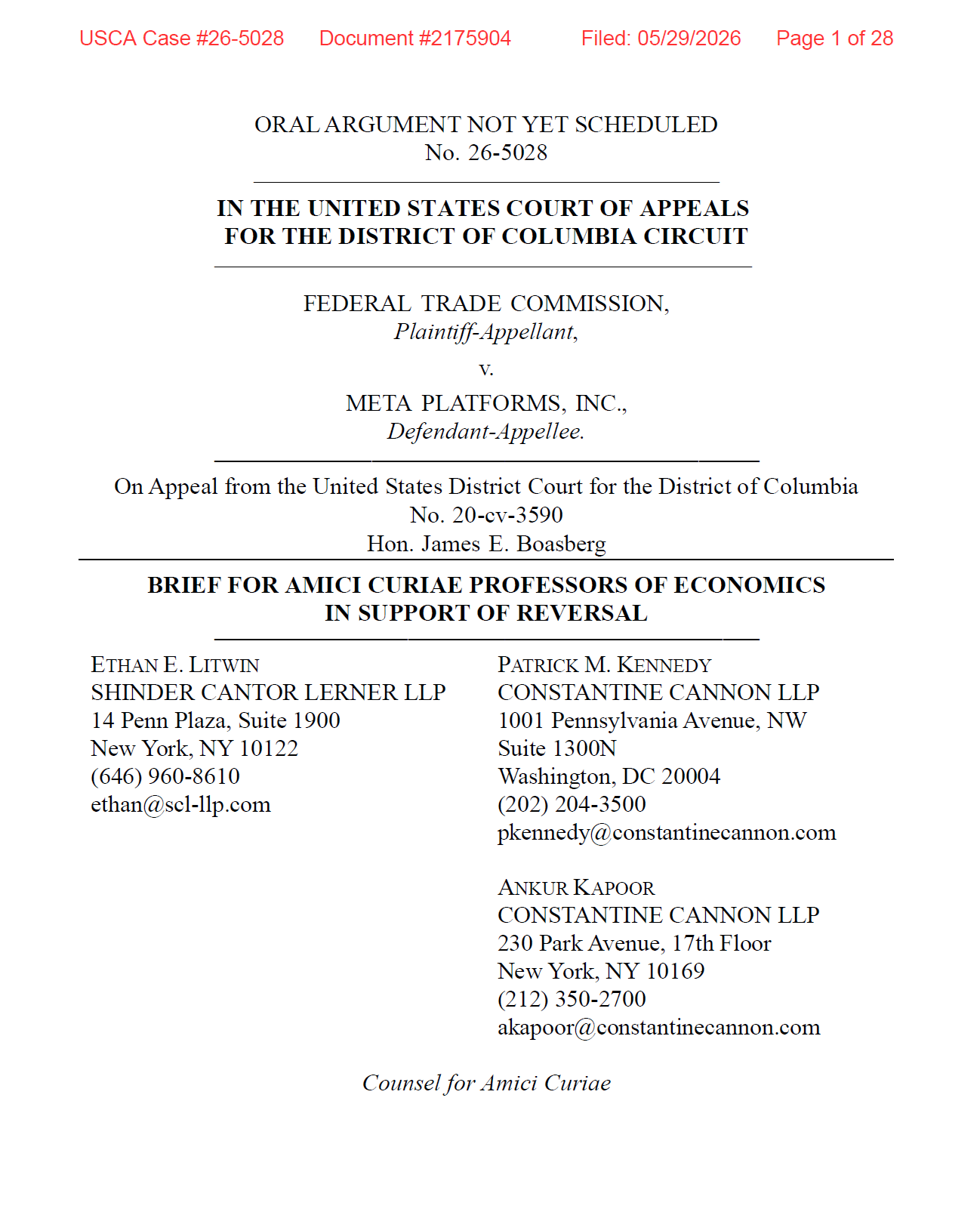 FTC v. Meta Platforms
